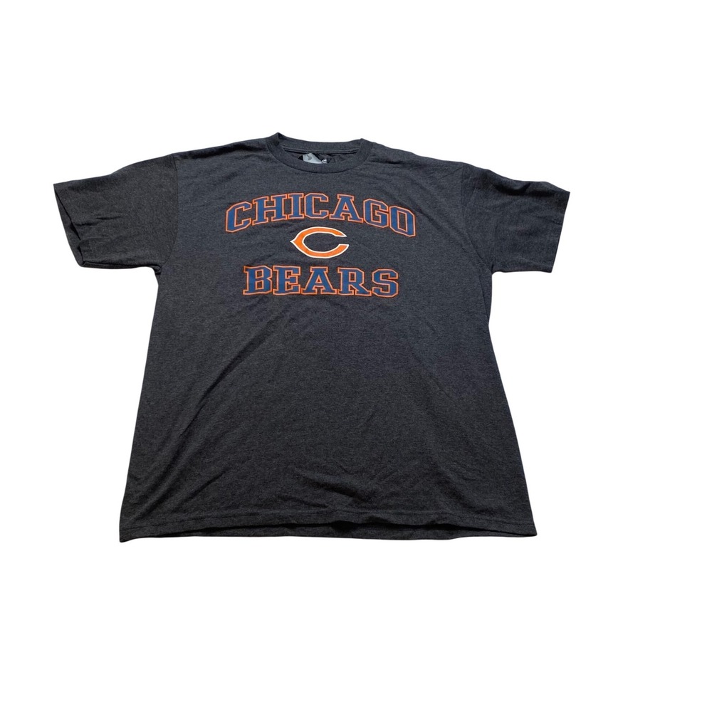 Chicago Bears NFL Graphic T-Shirt Mens XL Charcoal Grey Heather Short Sleeve Tee